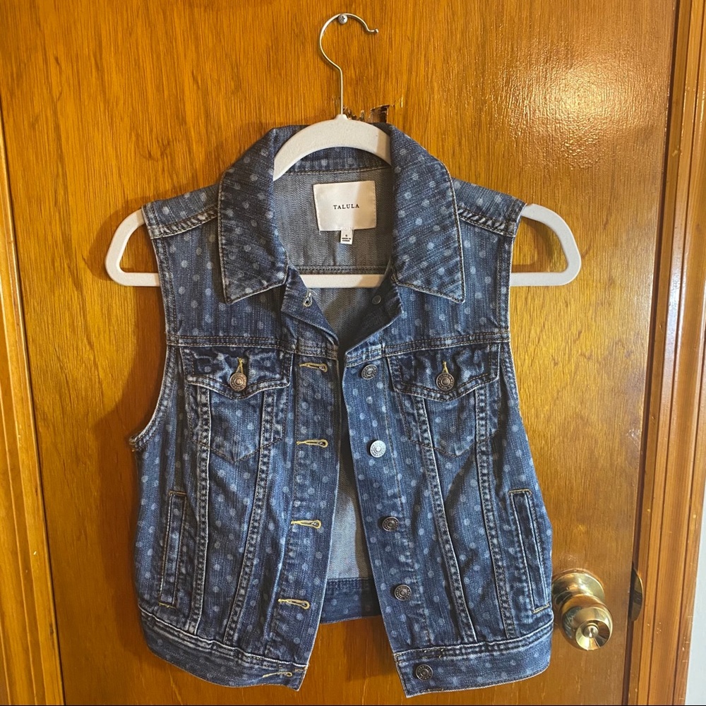 Aritzia denim vest